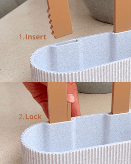 TAVO Bathroom Caddy – Shower Organizer for Glass Panels 3d model