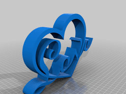 Love in Heart 3d model