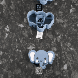 Elephant Mechanical Keycap Clicker 3d model