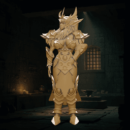 Tyrande Night Elf Queen 3d model