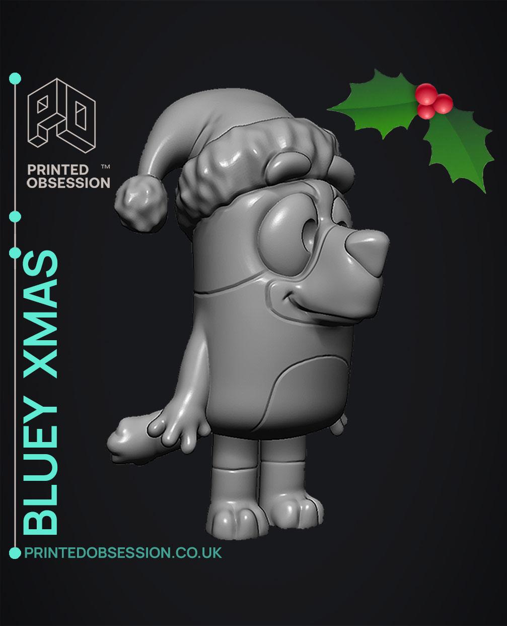 Bluey xmas - Fan Art 3d model