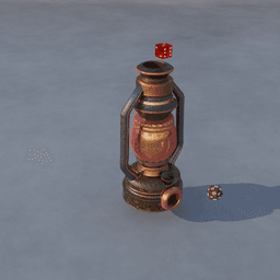 Lamp Dice Tower 3d model