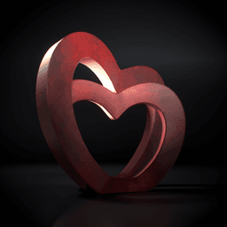 INFINITE LOVE - Awesome heart deco for your home VALENTINES DAY 3d model