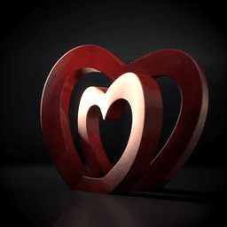 INFINITE LOVE - Awesome heart deco for your home VALENTINES DAY 3d model