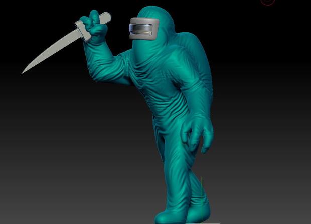 Among Us Imposter Stab 3d model