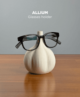 Allium, glasses holder with storage. 3d model