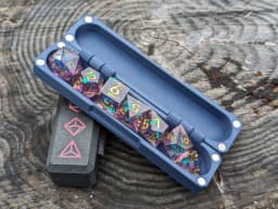 Dice Storage Vault for D&D and Pathfinder - Single Set Dice Box STL - Tabletop Game Accessories 3d model