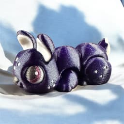 Bun Bun and Flutter Bun Bun Articulated Flexi 3d model