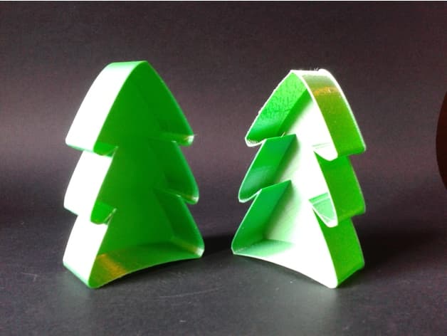 Tree Icons 00C4, nestable box (v2) 3d model