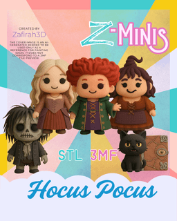 HOCUS POCUS Z-MINIS 3d model