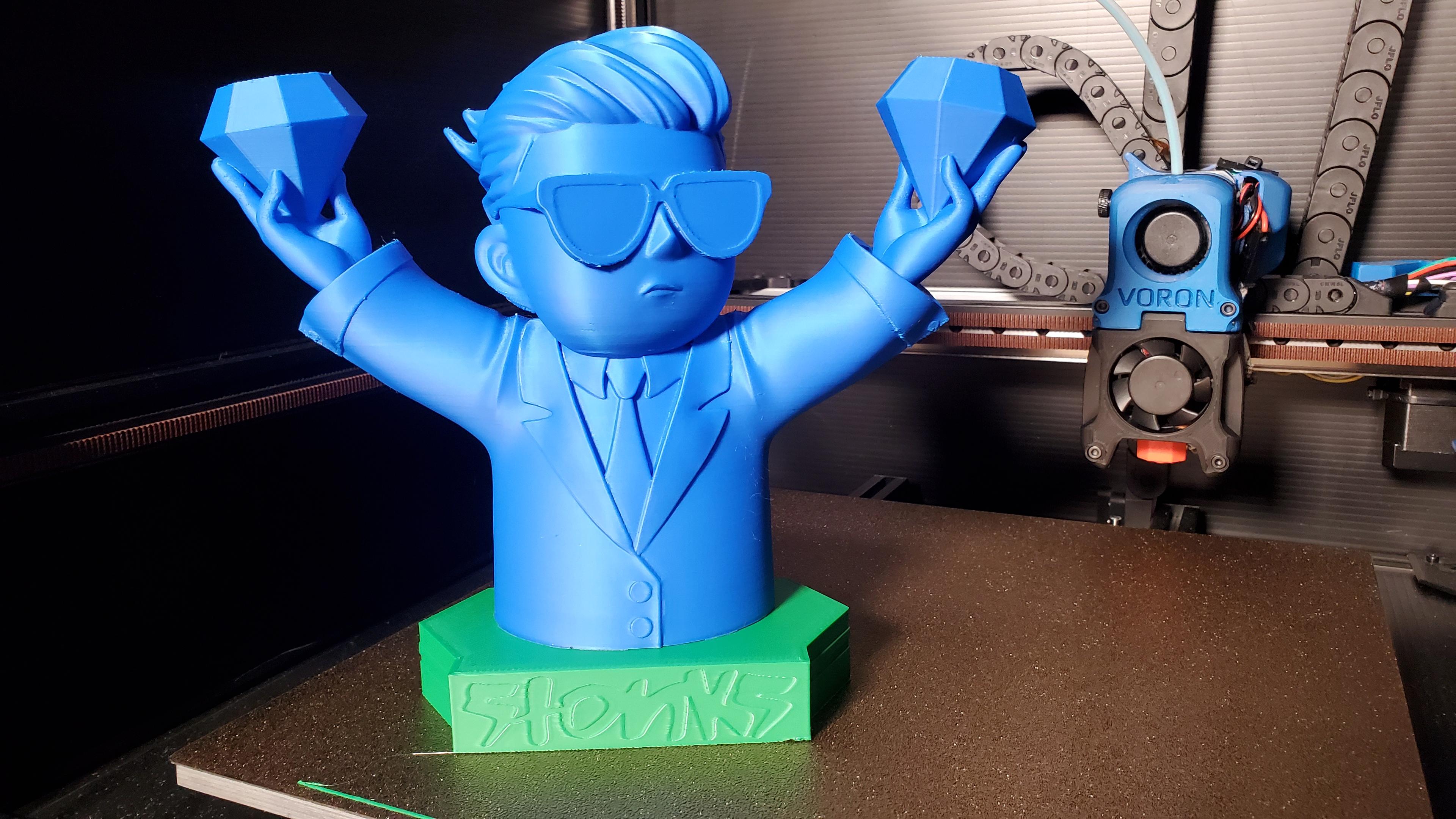 Wallstreetbets Diamond Hands - Voron v2.4 corexy
Pla @.2mm lh with a .6mm nozzle - 3d model