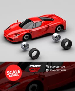 FERRARI ENZO | SCALED | Scale model kit car 3d model