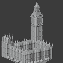 Palace of Westminster 3d model