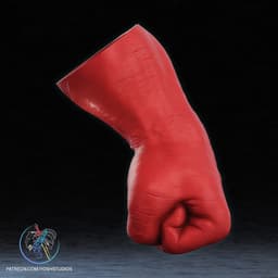 Red Hulk Hands 3D Printer STL 3d model
