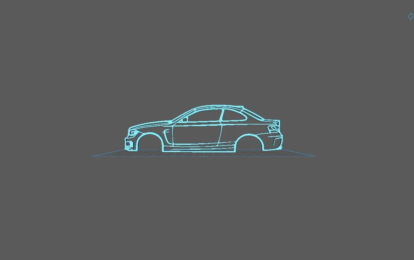 BMW - E82 2011 Wall Art 3d model