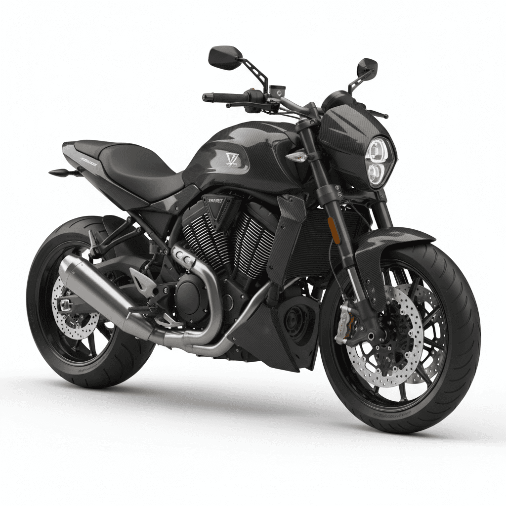 Victory Vegas Custom Cruiser Motorcycle 3d model