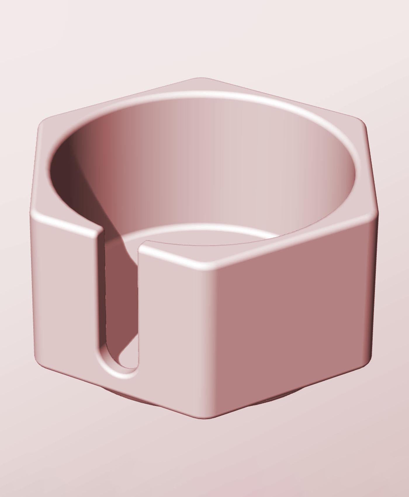 CH68-40-S Stackable slotted component box for creative makers 3d model