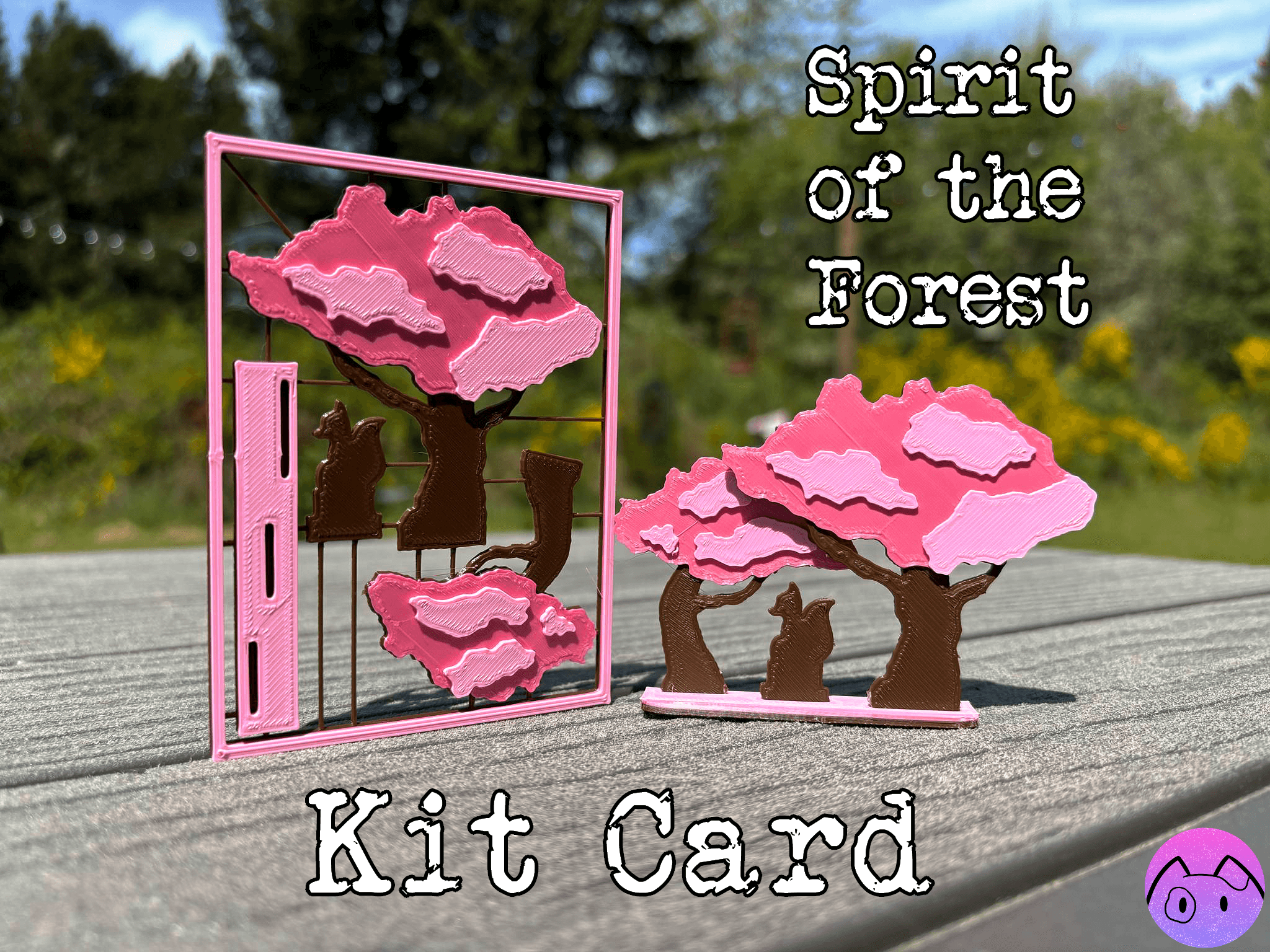 Spirit of the Forest - Kit Card 3d model