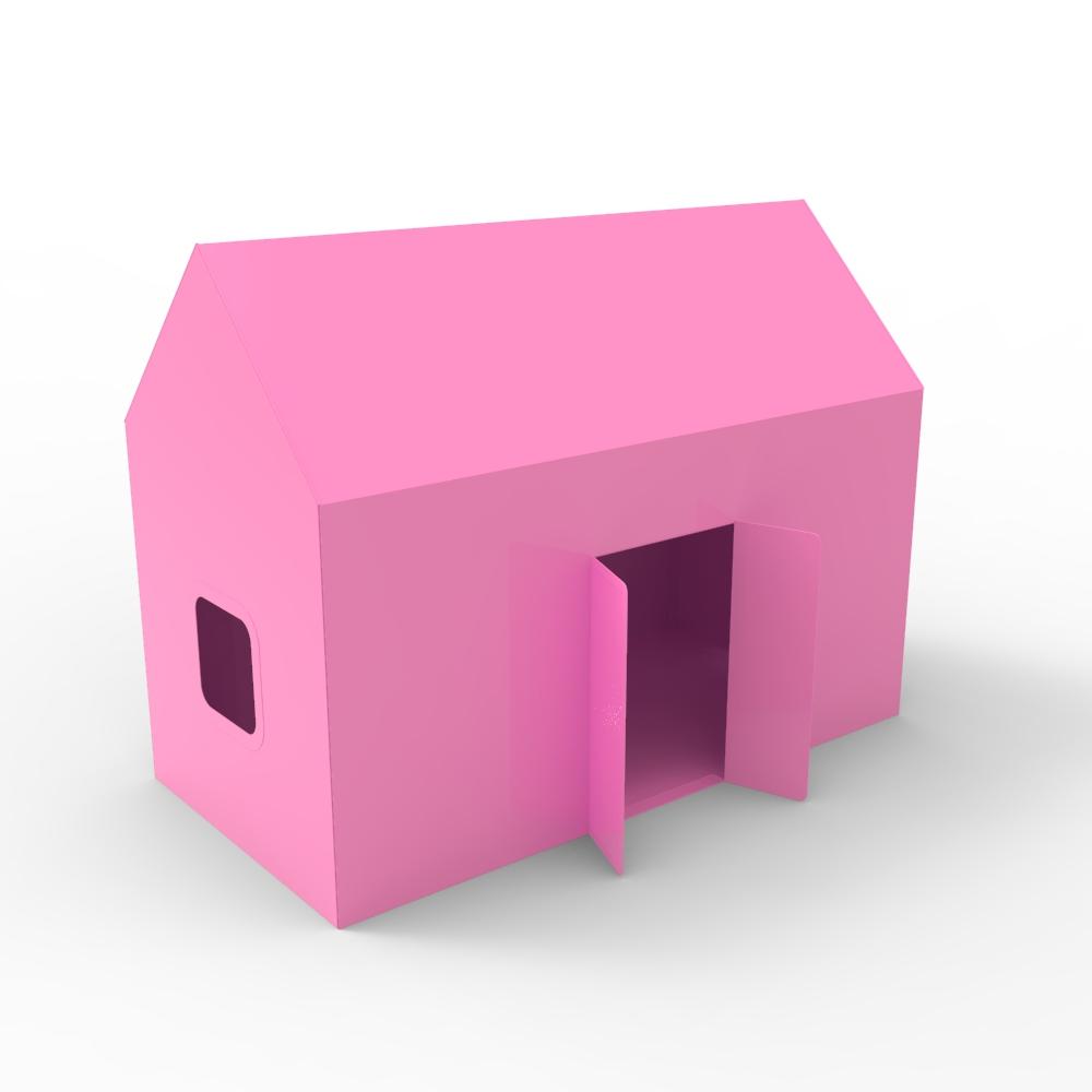 House with Sheet Metal 3d model