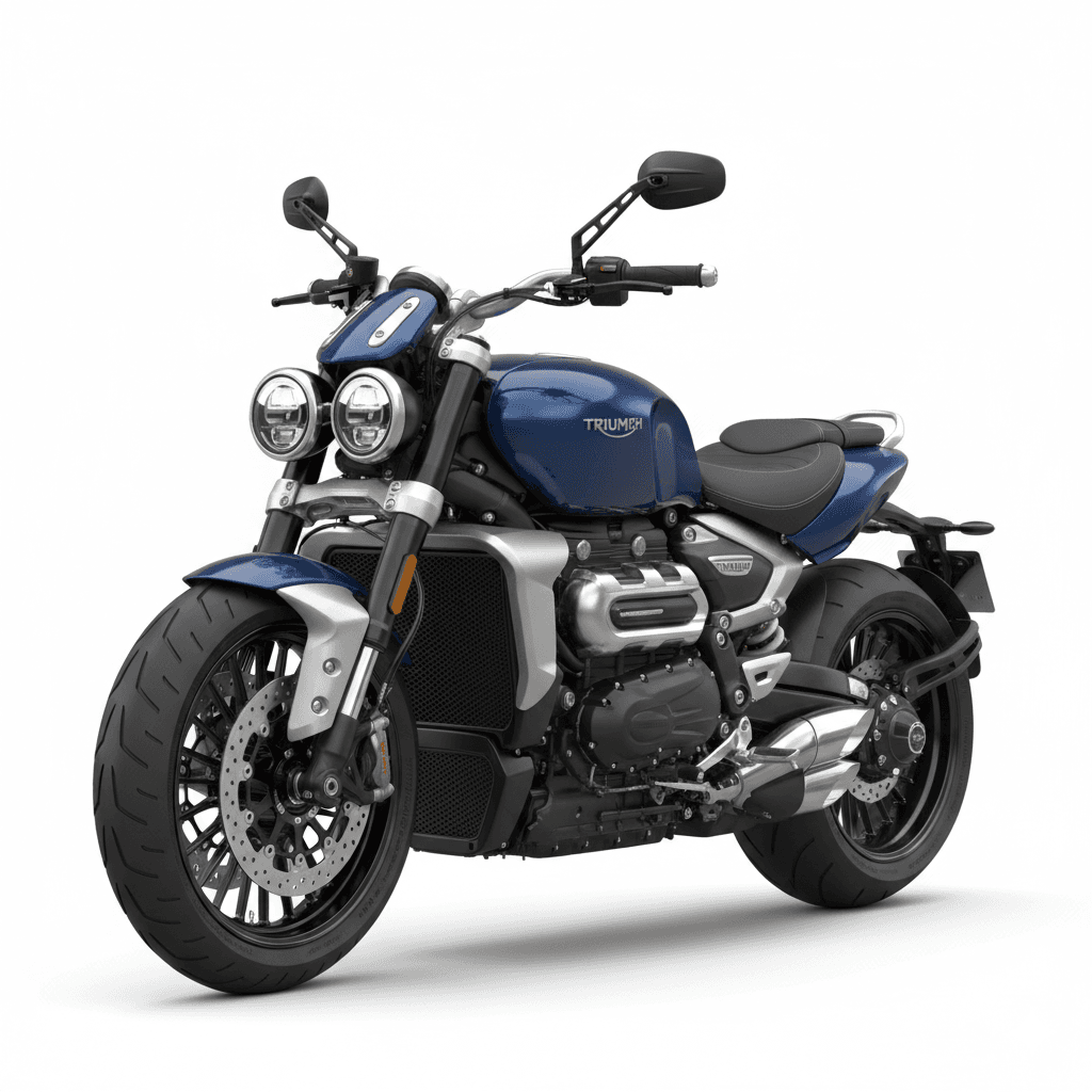 Triumph Rocket III Power Cruiser Motorcycle 3d model