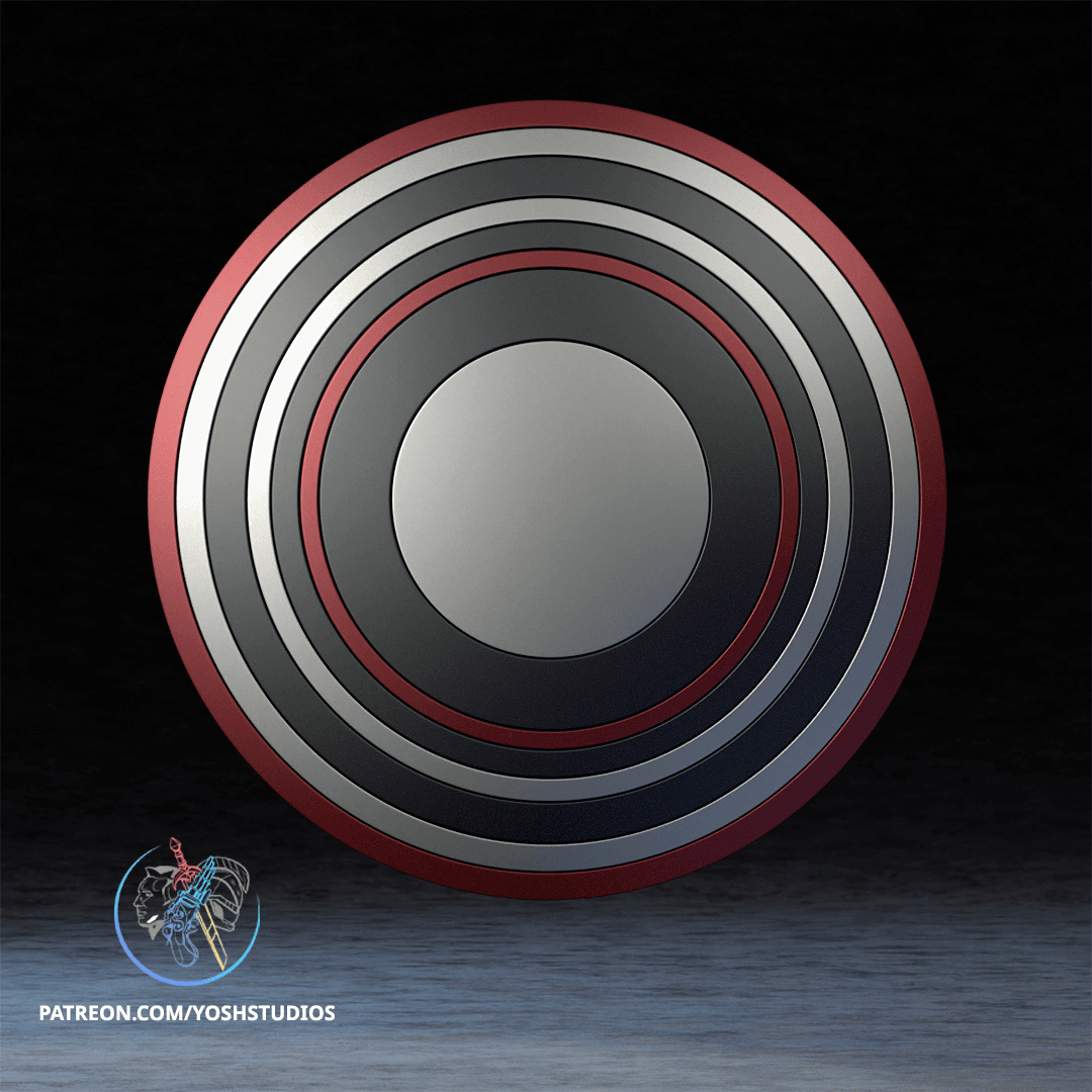 US Agent Shield Thunderbolts 3D Printer STL File 3d model