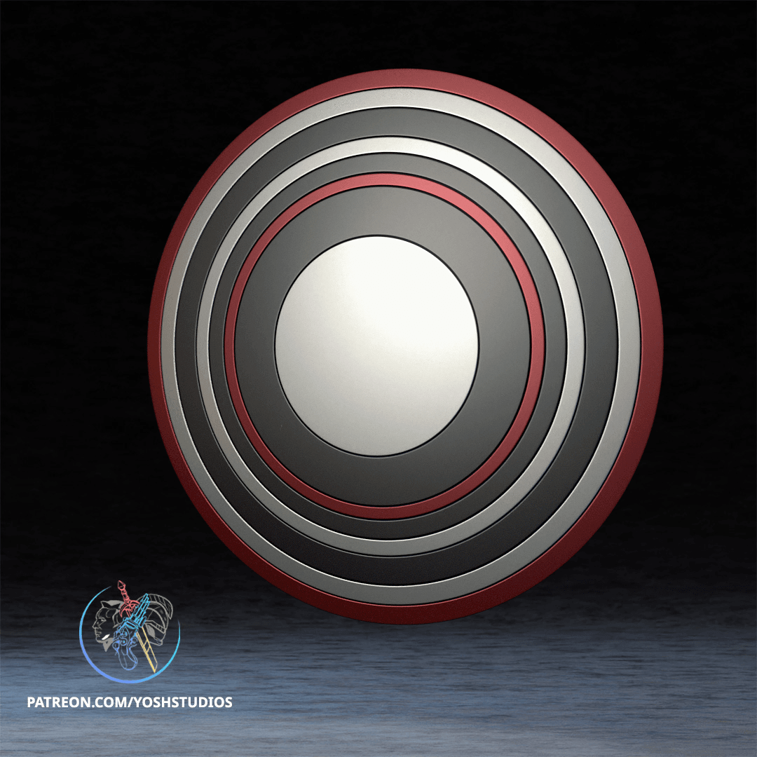 US Agent Shield Thunderbolts 3D Printer STL File 3d model