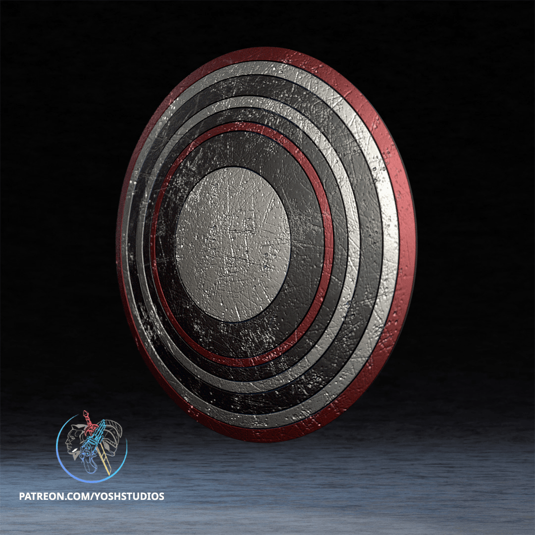 US Agent Shield Thunderbolts 3D Printer STL File 3d model