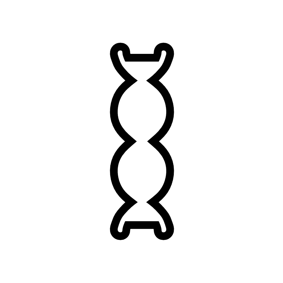 DNA Cookie Cutter STL File - 4 inches 3d model