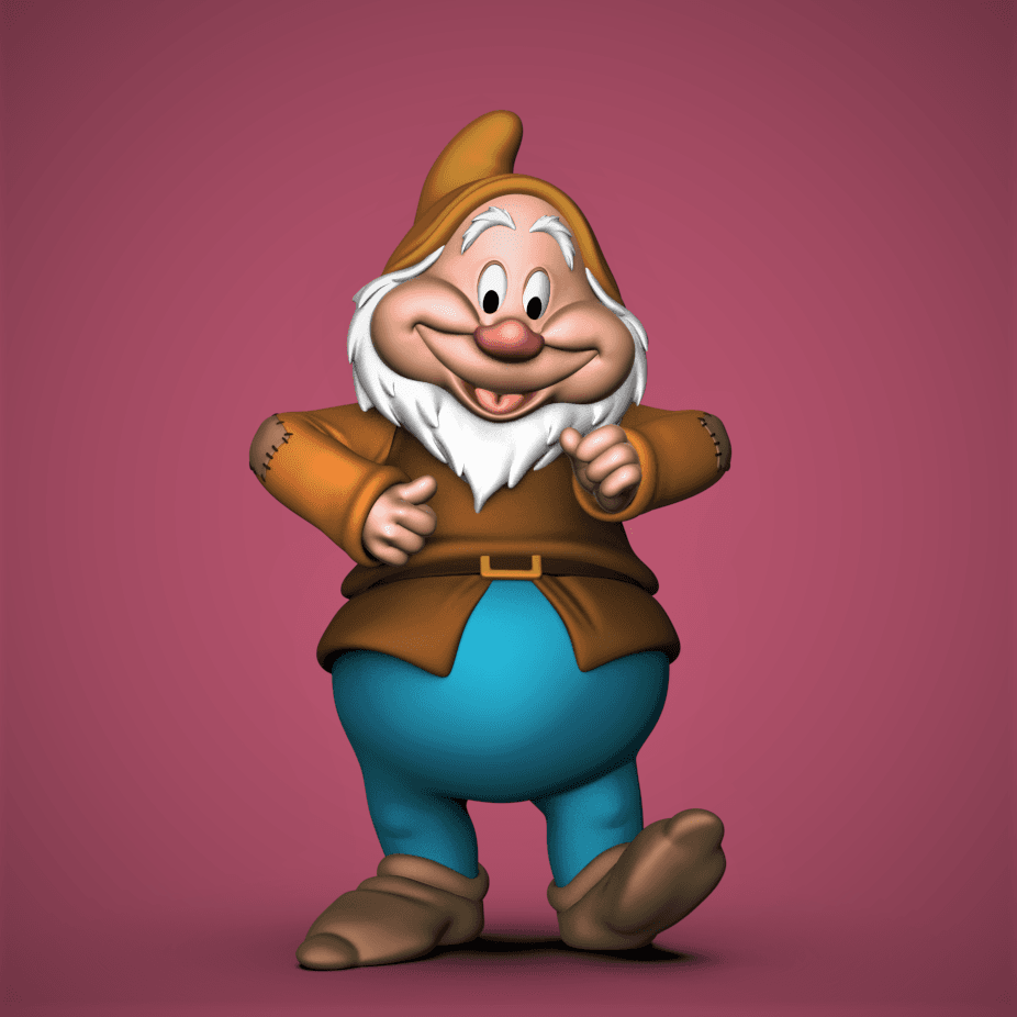 Happy -Snow White 3d model