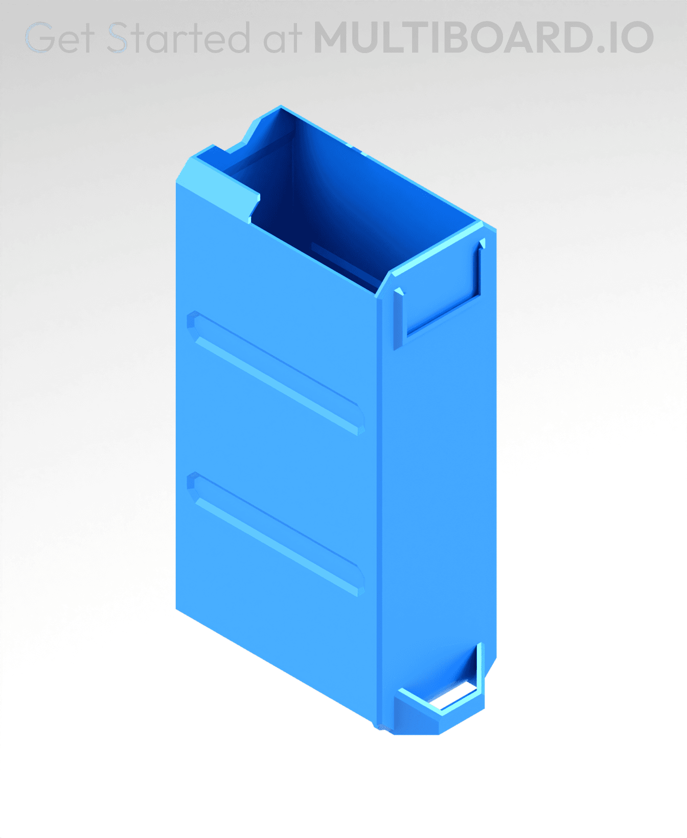 1x3x1.5 LU - Labelled - MultiBin Simple Drawer 3d model
