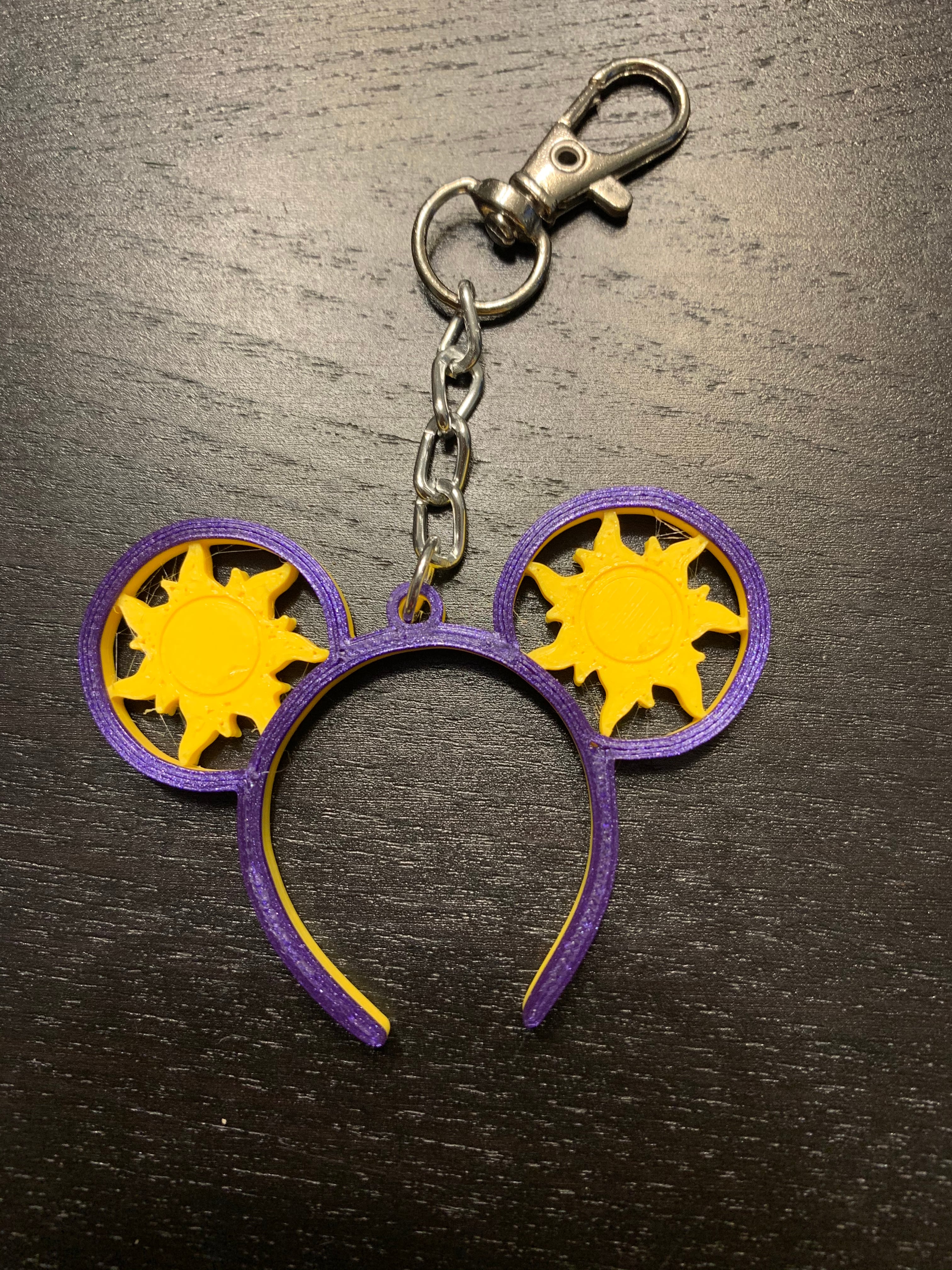 Lost Sun mini ear keychain 3d model