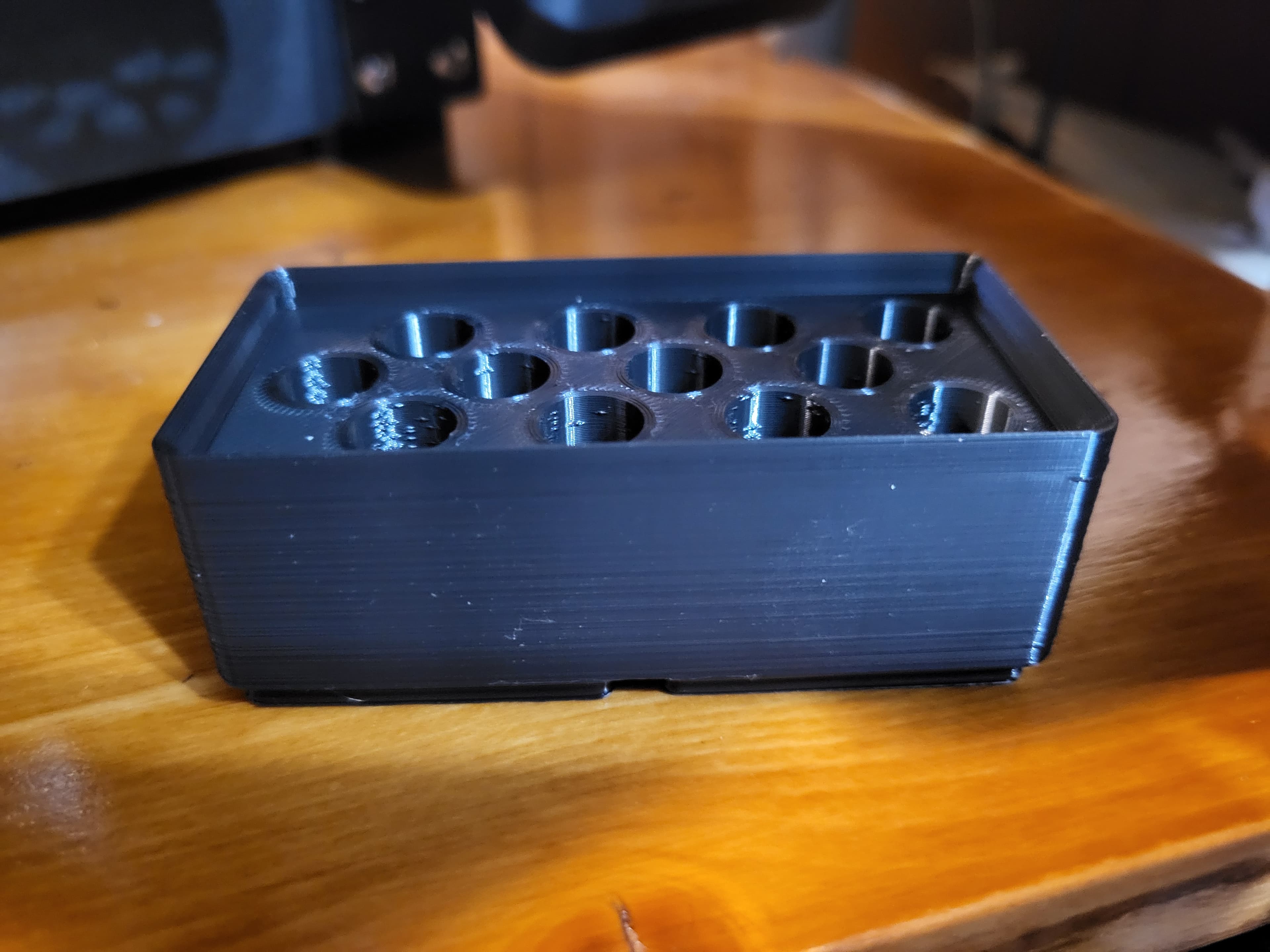 Gridfinity 1x2 Needle File Stand 3d model