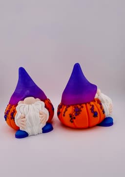 Pumpkin Gnome -Pointy Hat 3d model