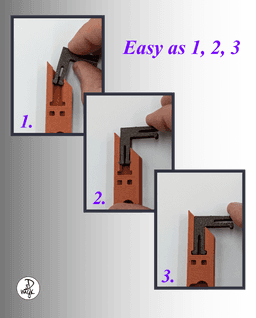200 x 200mm Modular Picture Frame for Hueforge - SLOPED STEP 3d model