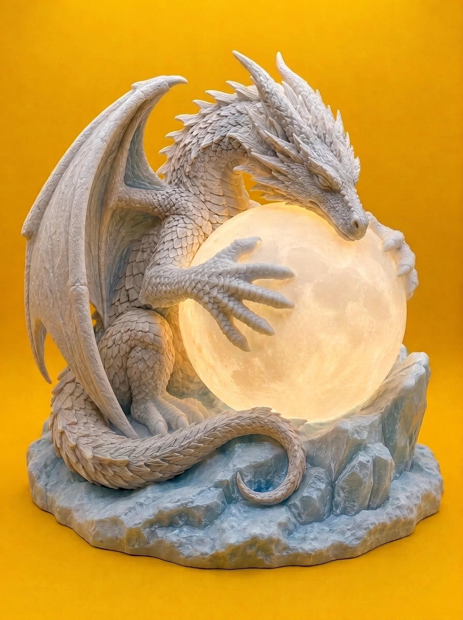 Dragon Moon Lamp | STL for 3D Printing 3d model