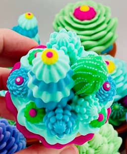 Cupcake Jar Cactus 3 3d model