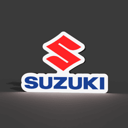 Suzuki Logo Lightbox LED Lamp 3d model