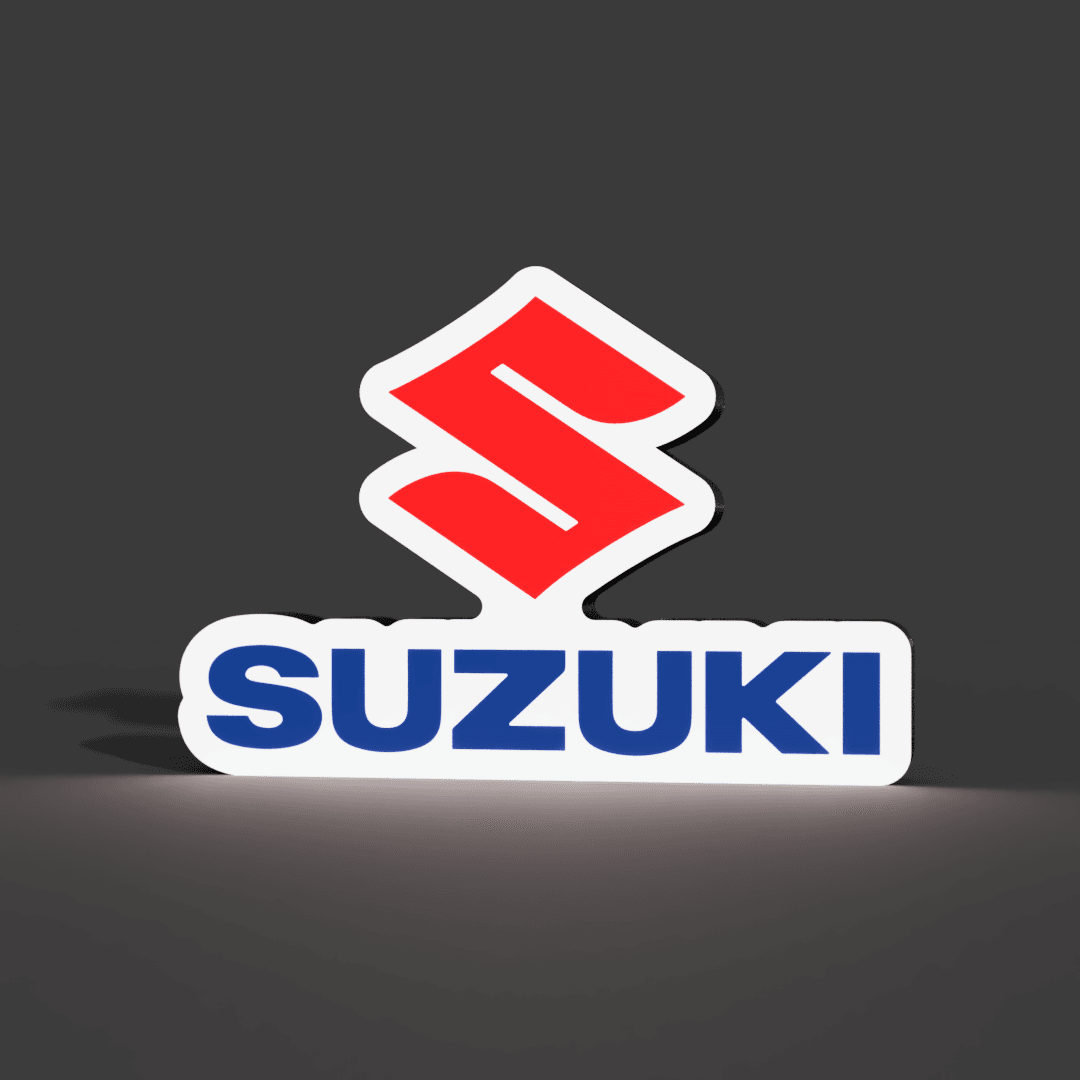 Suzuki Logo Lightbox LED Lamp 3d model
