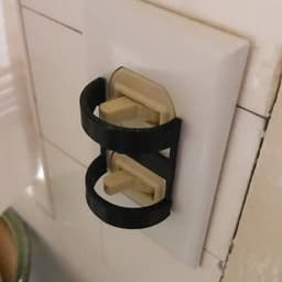 Dual light switch guard 3d model
