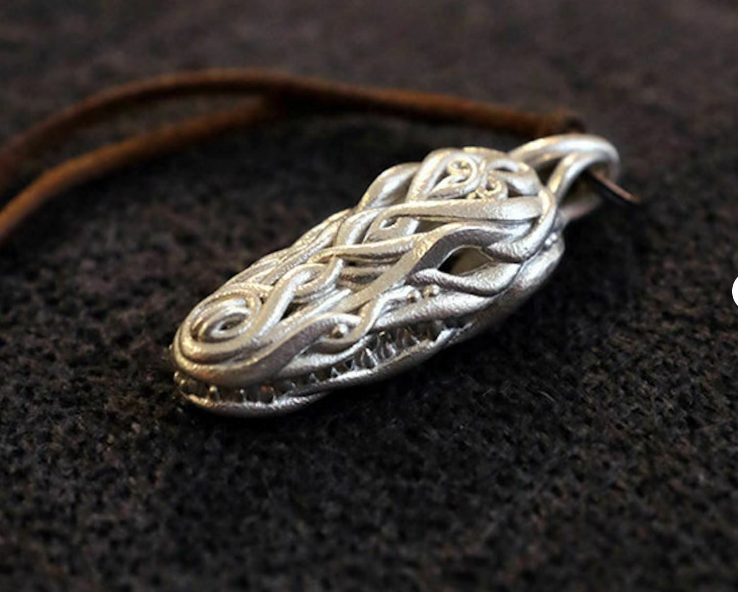 Crocodile Head Pendant 3d model