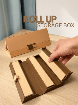 Roll Up Storage Box | Triangle Organizer 3d model