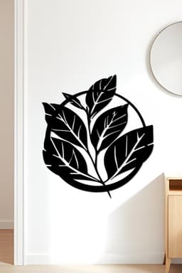 Leaf Wall Art, Wall Decor, Home Decor 3d model