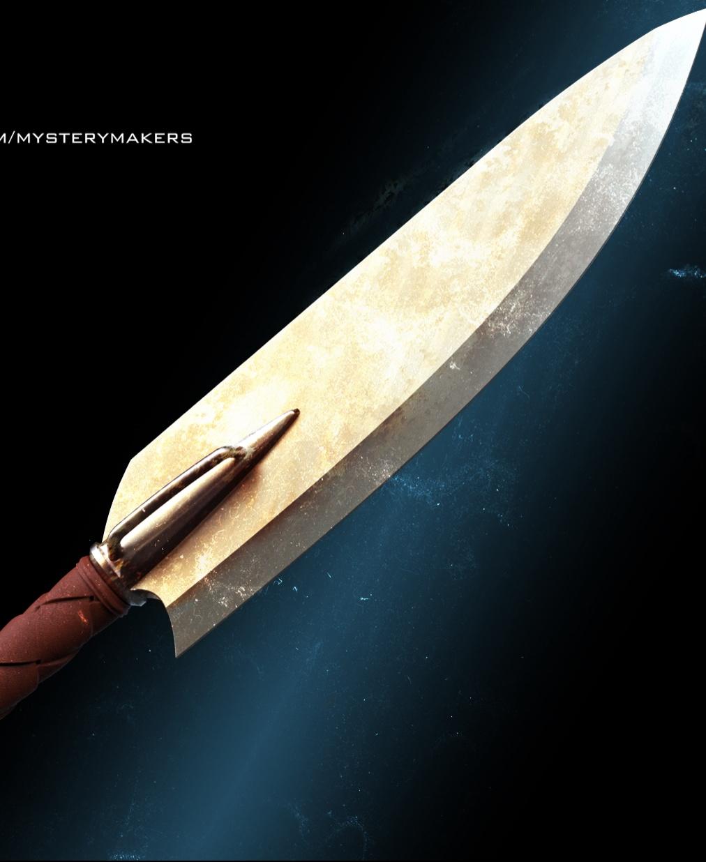 Kenobi meat cutting knife 3d model