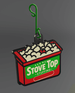 Stuffing Ornament / Keychain / Earring 3d model
