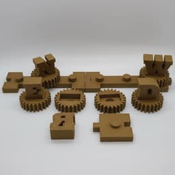Name Gear (Customizable) 3d model
