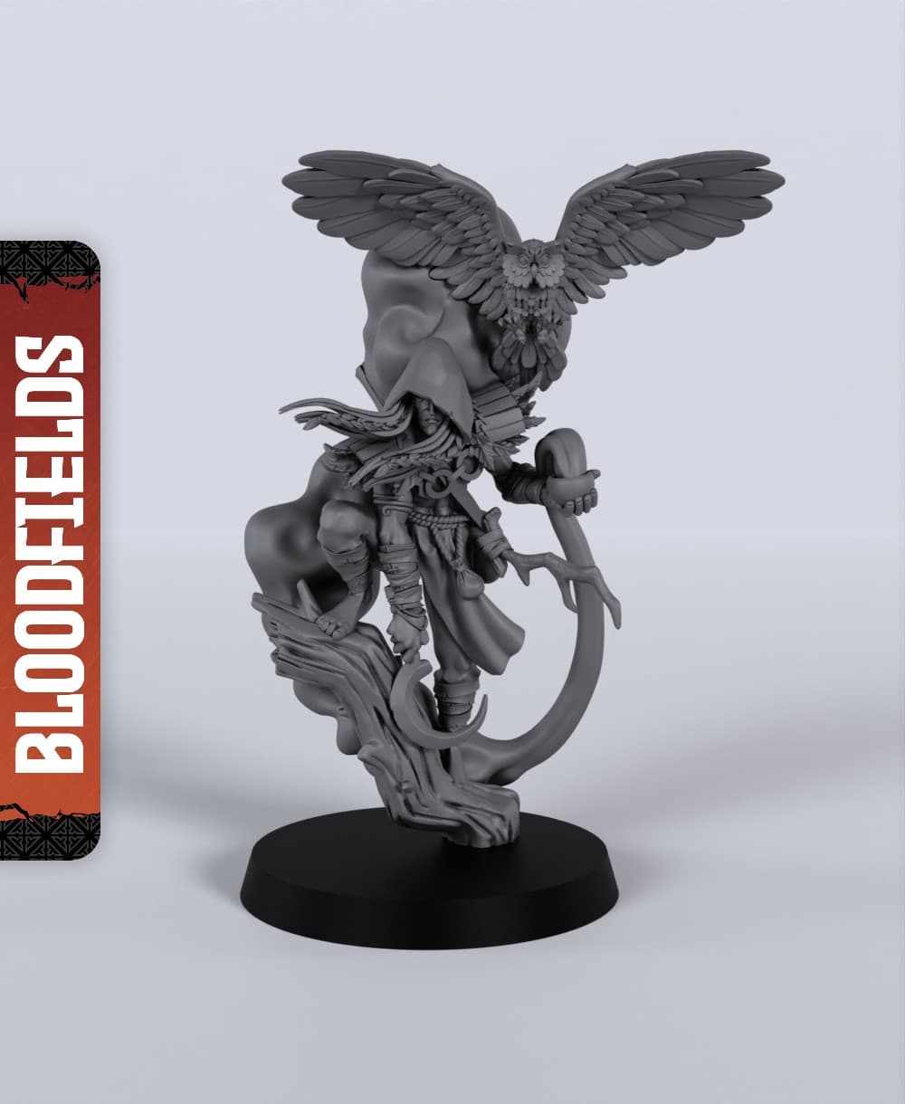 Immeril Mistveil - With Free Dragon - 5e DnD Inspired for RPG and Wargamers 3d model