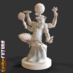 Varaha’s Resurrection Of Earth From Sin 3d model