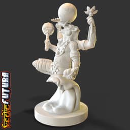 Varaha’s Resurrection Of Earth From Sin 3d model