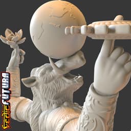 Varaha’s Resurrection Of Earth From Sin 3d model
