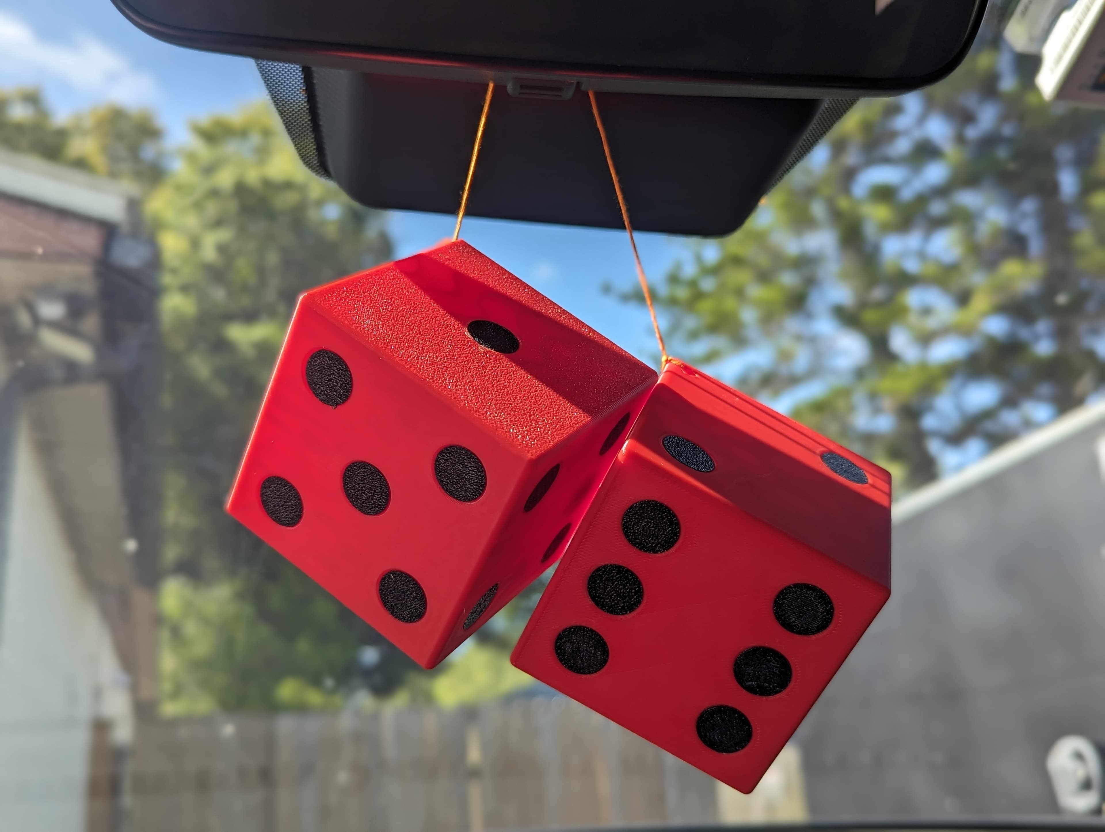 Rearview Mirror Dice 3d model